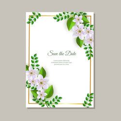 Apple Green Wedding Invitation vectors .